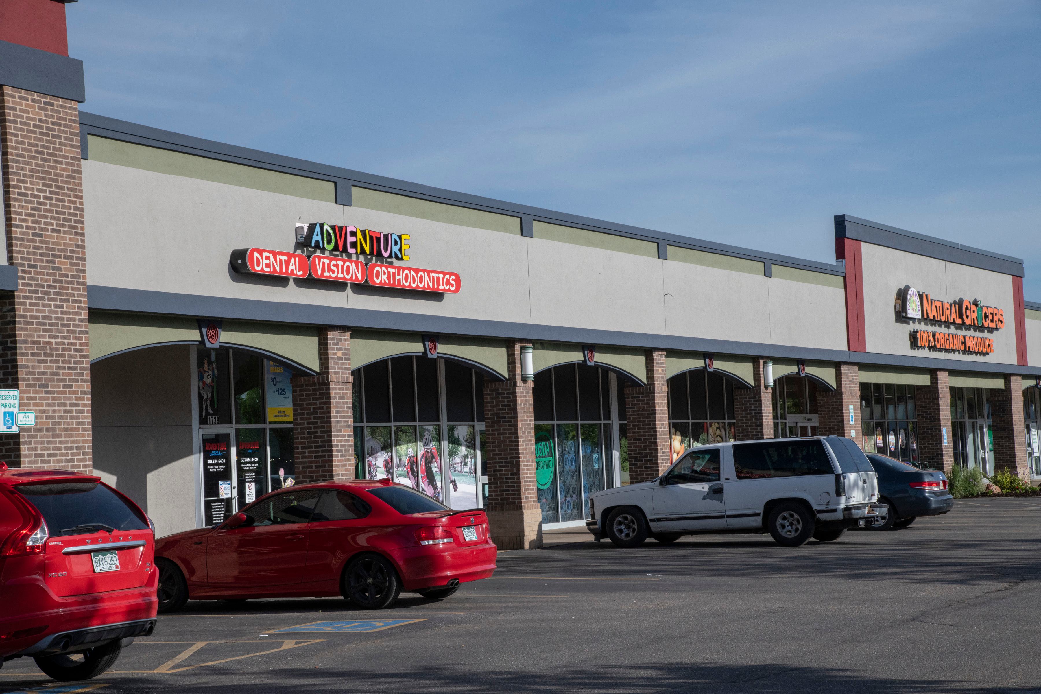 image of the exterior of a pediatric dental office in Longmont