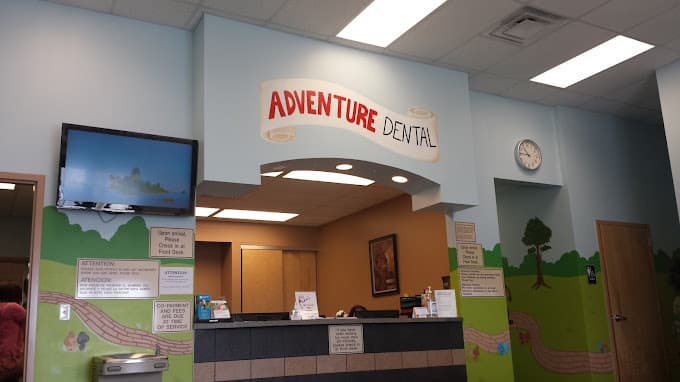Pediatric dental office front desk